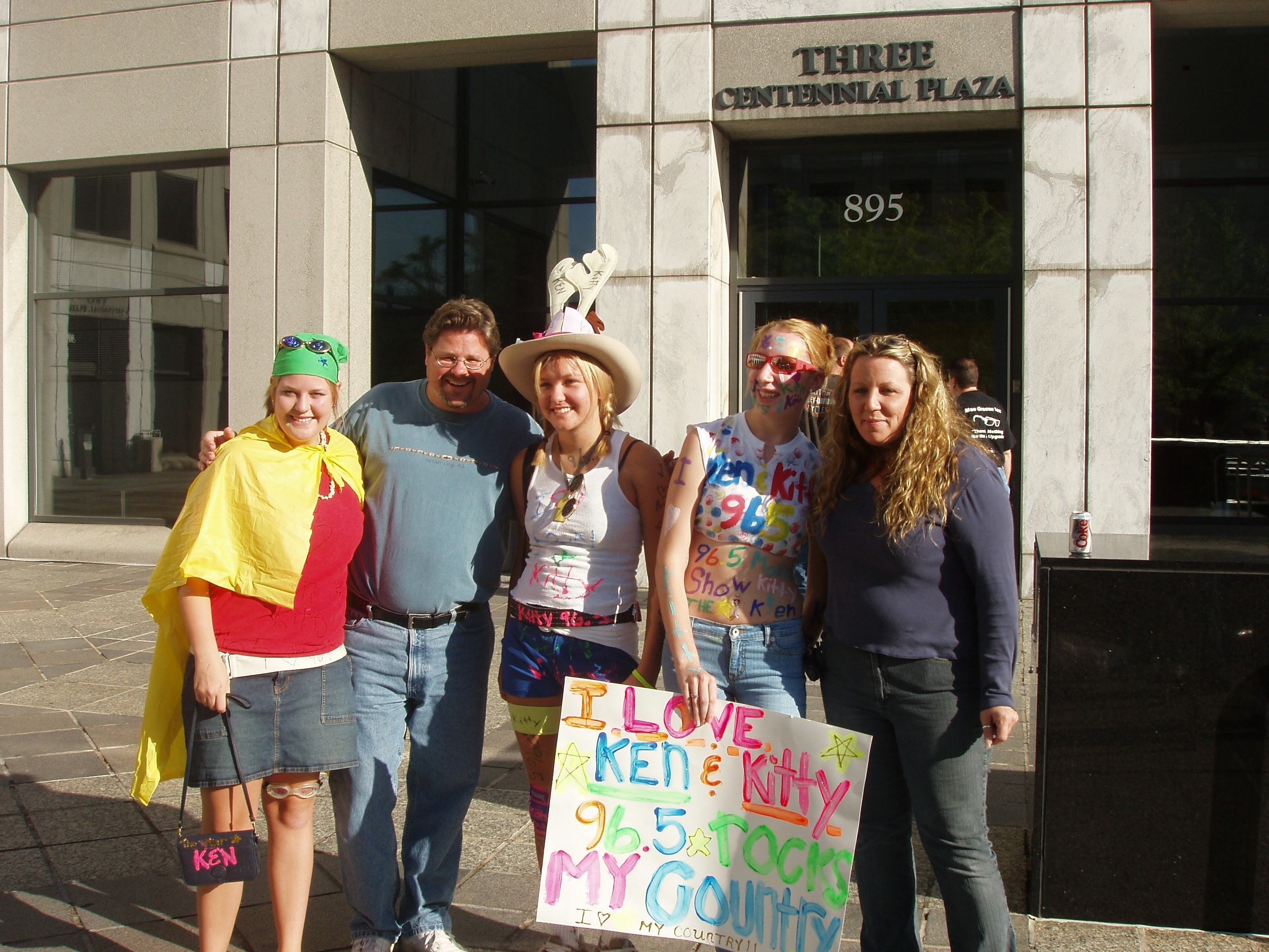 Ken & Kitty fans at Centennial Plaza